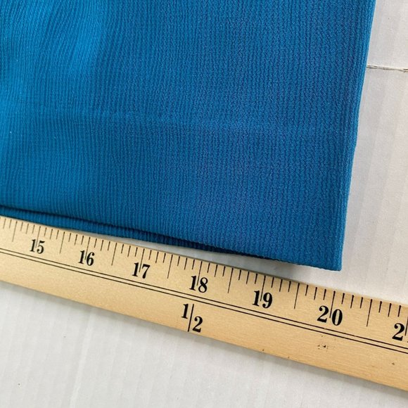 Ann Taylor Womens Sheath Dress with Crossover Skirt Blue Size 8 Office Career - Picture 8 of 8